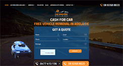 Desktop Screenshot of carwreckersadelaide.com