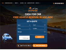 Tablet Screenshot of carwreckersadelaide.com